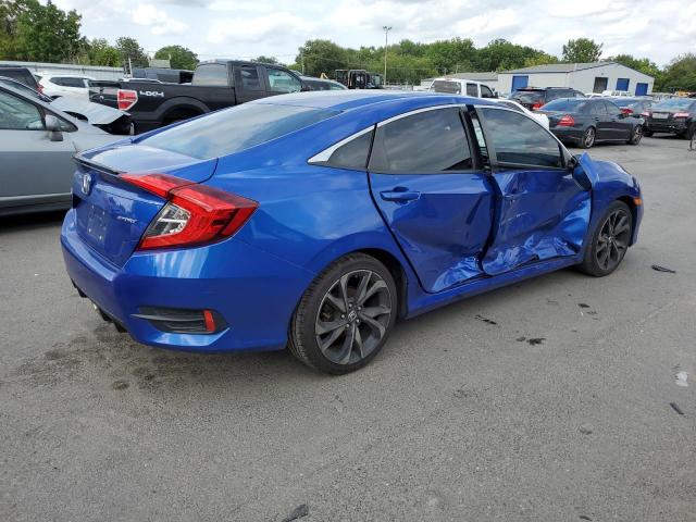 2HGFC2F8XKH523875 - 2019 HONDA CIVIC SPORT 蓝色 照片 3