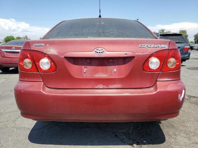 1NXBR32E97Z782225 - 2007 TOYOTA COROLLA CE RED photo 6