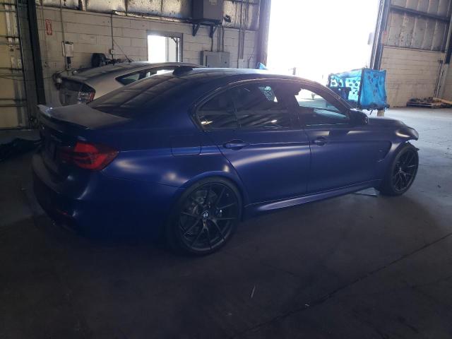 WBS8M9C51J5K99370 - 2018 BMW M3 BLUE photo 3