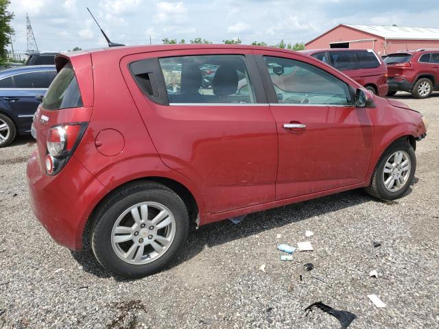 1G1JC6EH0C4137345 - 2012 CHEVROLET SONIC LT RED photo 3