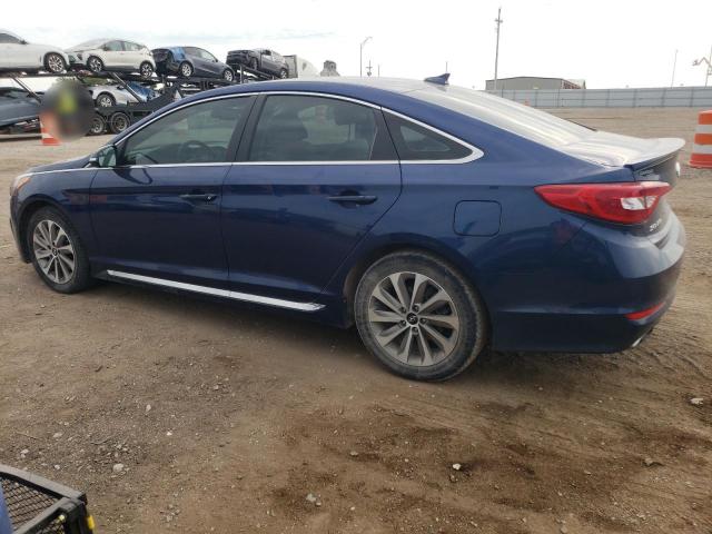 5NPE34AF2FH032581 - 2015 HYUNDAI SONATA SPORT BLUE photo 2