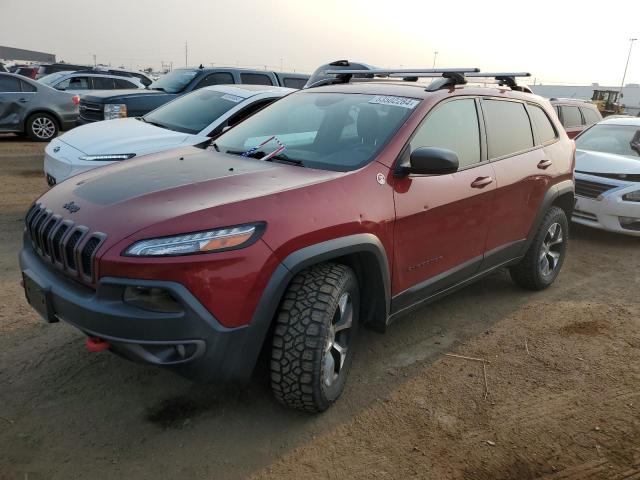 1C4PJMBB5HW536145 - 2017 JEEP CHEROKEE TRAILHAWK ბურგუნდია ფოტო 1