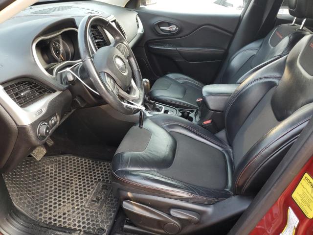 1C4PJMBB5HW536145 - 2017 JEEP CHEROKEE TRAILHAWK ბურგუნდია ფოტო 7