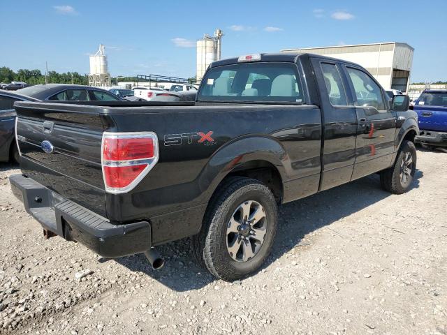 1FTFX1EF7DFD18211 - 2013 FORD F150 SUPER CAB BLACK photo 3