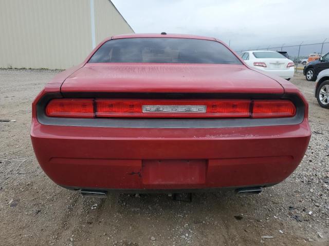 2C3CDYAG5CH208780 - 2012 DODGE CHALLENGER SXT RED photo 6