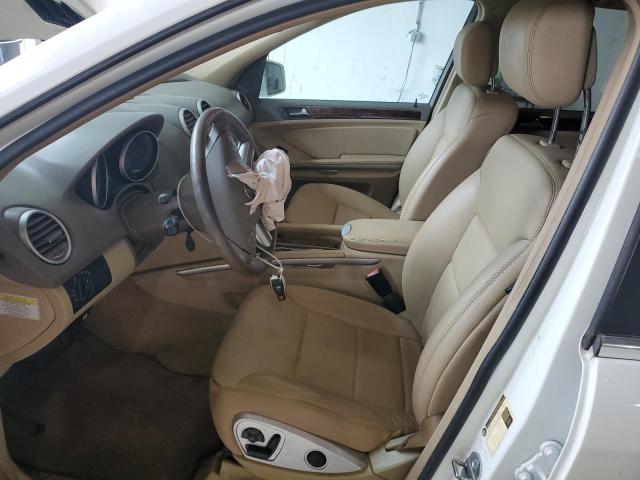 4JGBB8GB6BA696719 - 2011 MERCEDES-BENZ ML 350 4MATIC WHITE photo 7