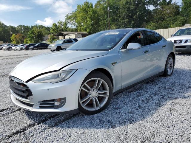 5YJSA1DN5DFP17437 - 2013 TESLA MODEL S Արծաթագույն լուսանկար 1