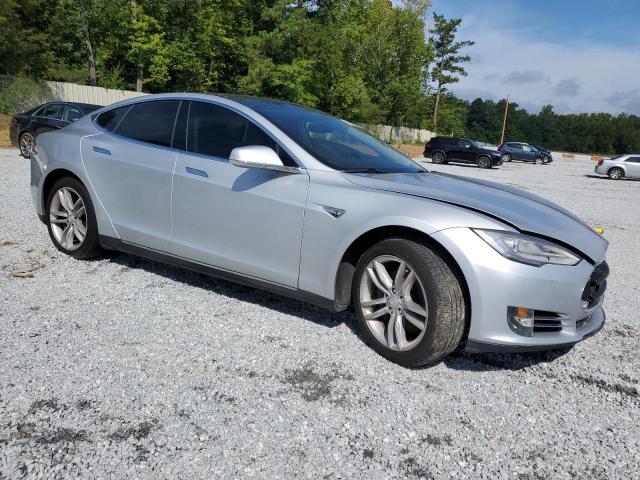 5YJSA1DN5DFP17437 - 2013 TESLA MODEL S Արծաթագույն լուսանկար 4