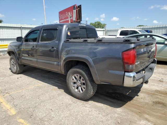 5TFCZ5AN8JX142681 - 2018 TOYOTA TACOMA DOUBLE CAB GRAY photo 2