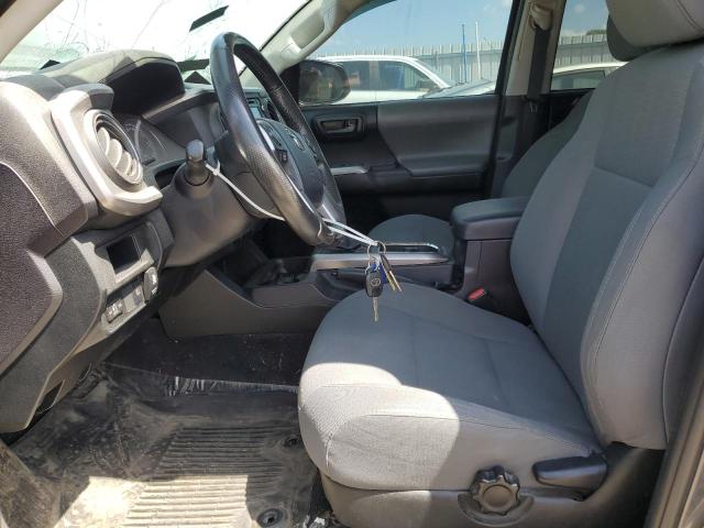 5TFCZ5AN8JX142681 - 2018 TOYOTA TACOMA DOUBLE CAB GRAY photo 7