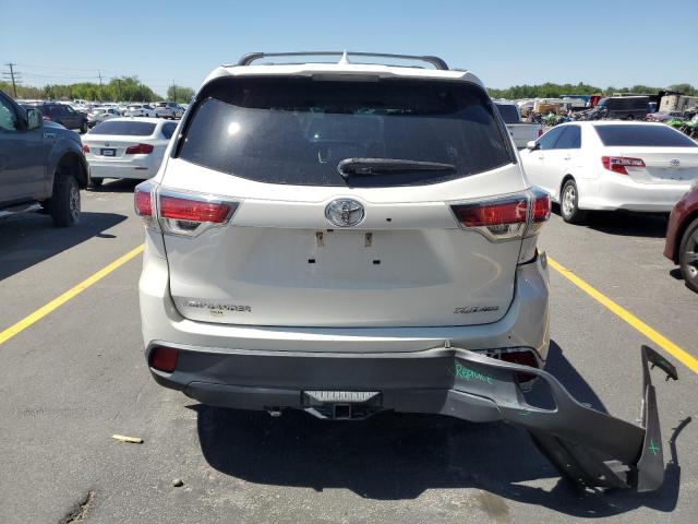 5TDJKRFH4GS246928 - 2016 TOYOTA HIGHLANDER XLE WHITE photo 6