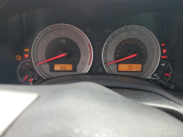 2T1BU4EE3AC344647 - 2010 TOYOTA COROLLA BASE Weiß Foto 9