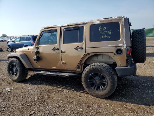 1C4BJWEG0FL672307 - 2015 JEEP WRANGLER U SAHARA TAN photo 2