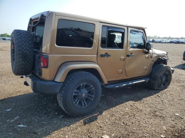 1C4BJWEG0FL672307 - 2015 JEEP WRANGLER U SAHARA TAN photo 3