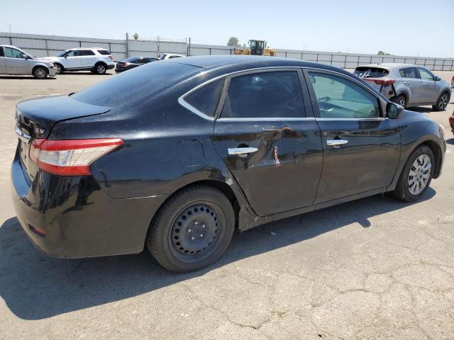 3N1AB7AP8DL663363 - 2013 NISSAN SENTRA S BLACK photo 3