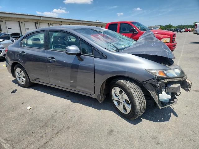 19XFB2F57DE032072 - 2013 HONDA CIVIC LX GRAY photo 4