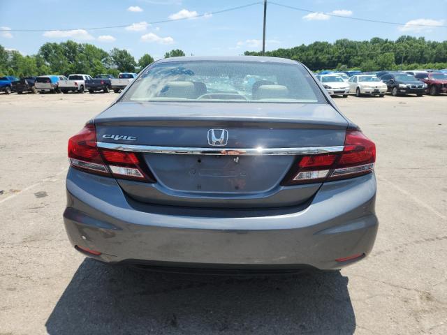 19XFB2F57DE032072 - 2013 HONDA CIVIC LX GRAY photo 6