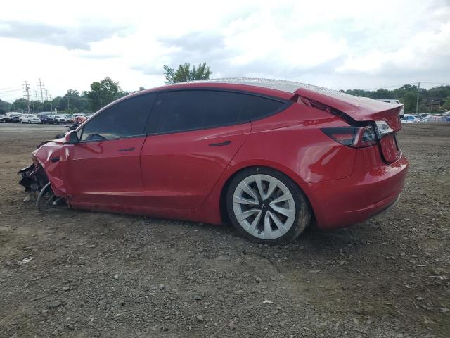 5YJ3E1EBXMF079781 - 2021 TESLA MODEL 3 RED photo 2