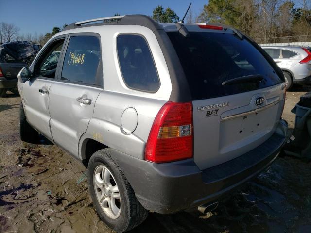 KNDJF723777418835 - 2007 KIA SPORTAGE EX SILVER photo 3