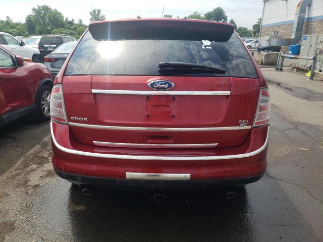 2FMDK48C28BA05224 - 2008 FORD EDGE SEL RED photo 6