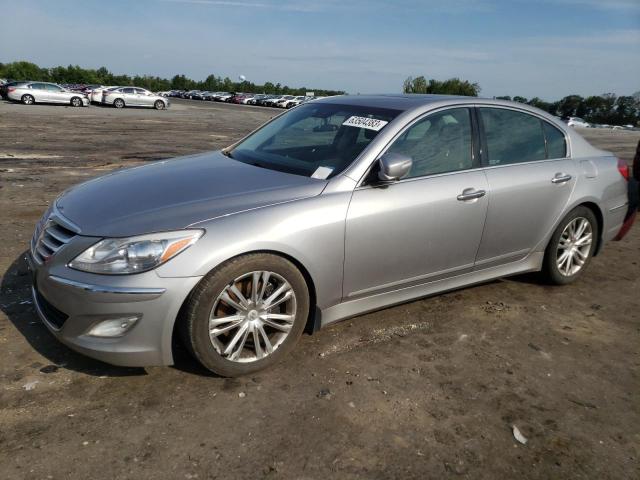 KMHGC4DD6DU250444 - 2013 HYUNDAI GENESIS 3.8L SILVER photo 1