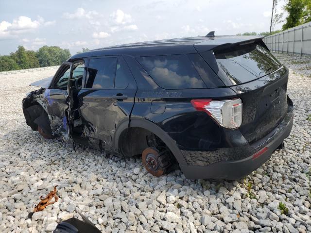 1FM5K8AB9MGA42805 - 2021 FORD EXPLORER POLICE INTERCEPTOR BLACK photo 2