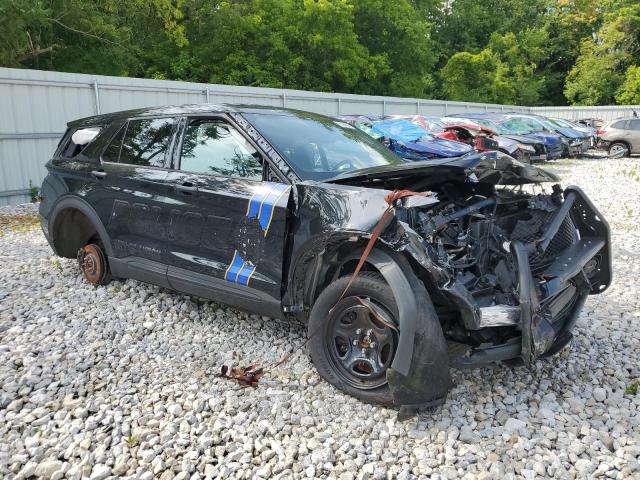 1FM5K8AB9MGA42805 - 2021 FORD EXPLORER POLICE INTERCEPTOR BLACK photo 4