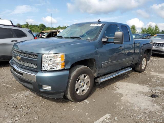 1GCRKSE33BZ181724 - 2011 CHEVROLET SILVERADO K1500 LT BLUE photo 1