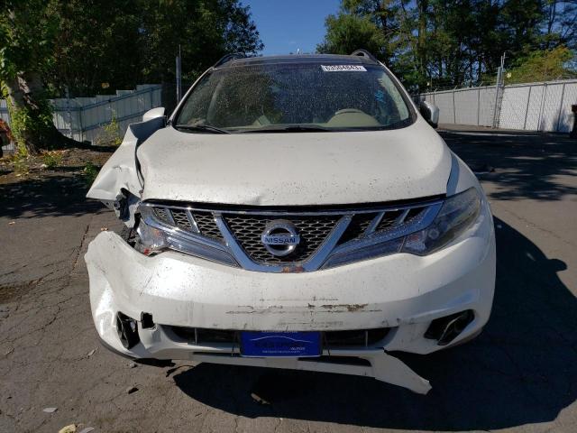 JN8AZ1MU8CW116937 - 2012 NISSAN MURANO S WHITE photo 5