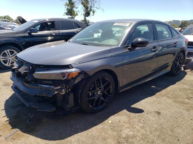 2HGFE2F52NH563730 - 2022 HONDA CIVIC SPORT 灰色 照片 1