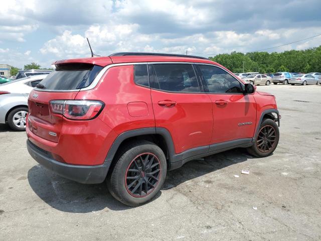 3C4NJDBB2LT139241 - 2020 JEEP COMPASS LATITUDE 红色 照片 3
