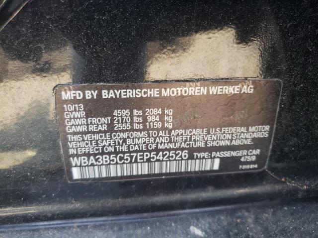 WBA3B5C57EP542526 - 2014 BMW 328 XI SULEV BLACK photo 12