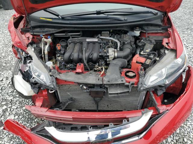 3HGGK5H58KM103917 - 2019 HONDA FIT LX RED photo 11