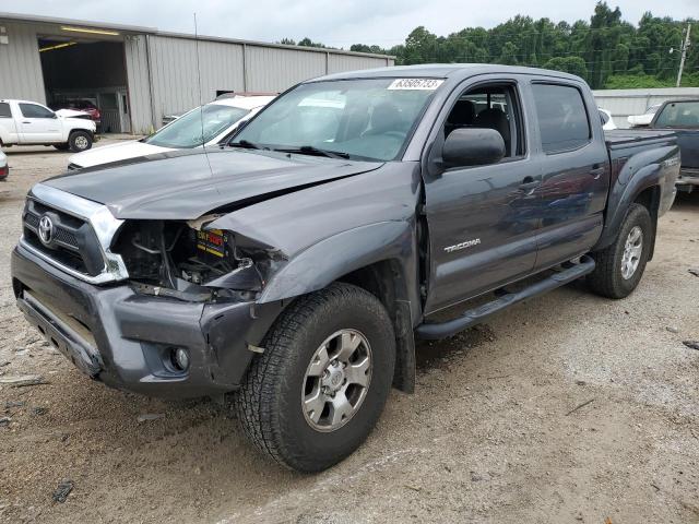 5TFJU4GN3CX017890 - 2012 TOYOTA TACOMA DOUBLE CAB PRERUNNER GRAY photo 1