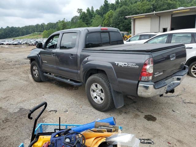 5TFJU4GN3CX017890 - 2012 TOYOTA TACOMA DOUBLE CAB PRERUNNER GRAY photo 2