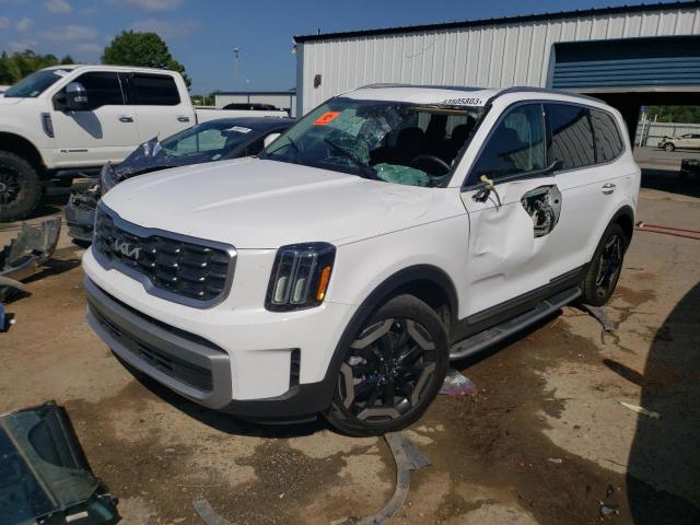 5XYP6DGC5PG357151 - 2023 KIA TELLURIDE S WHITE photo 1