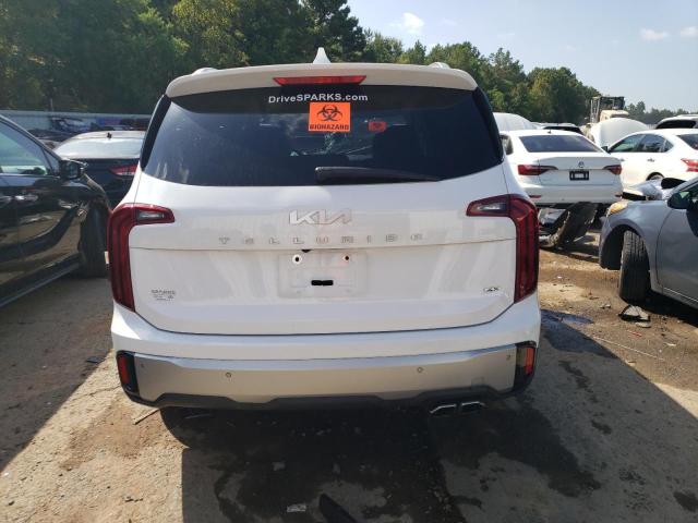 5XYP6DGC5PG357151 - 2023 KIA TELLURIDE S WHITE photo 6