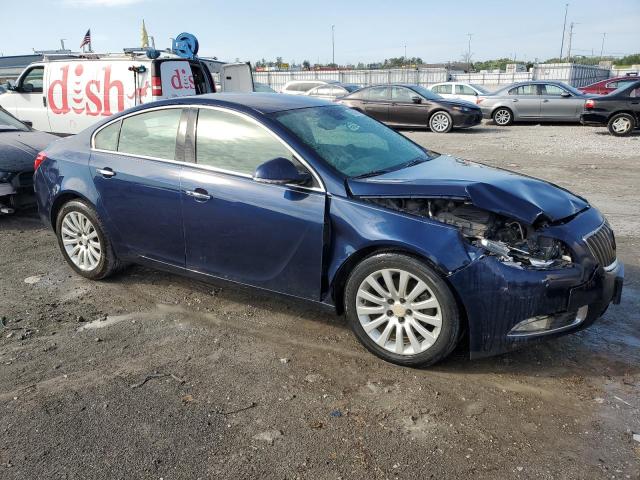 2G4GS5EV6C9149772 - 2012 BUICK REGAL PREMIUM BLUE photo 4