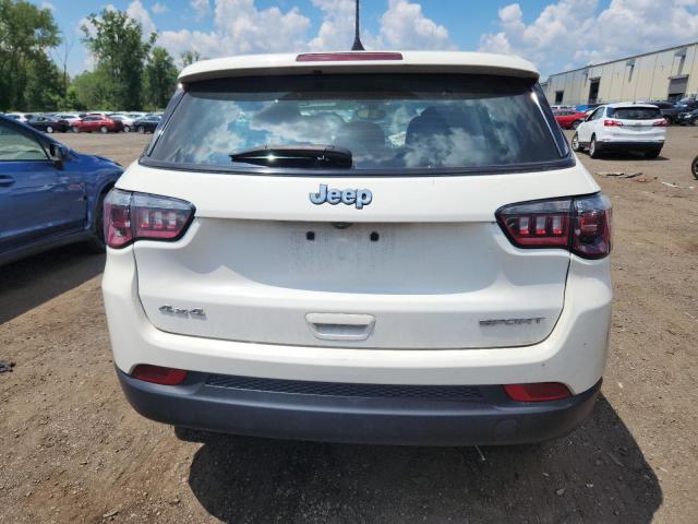 3C4NJDAB4MT578847 - 2021 JEEP COMPASS SPORT თეთრი ფოტო 6