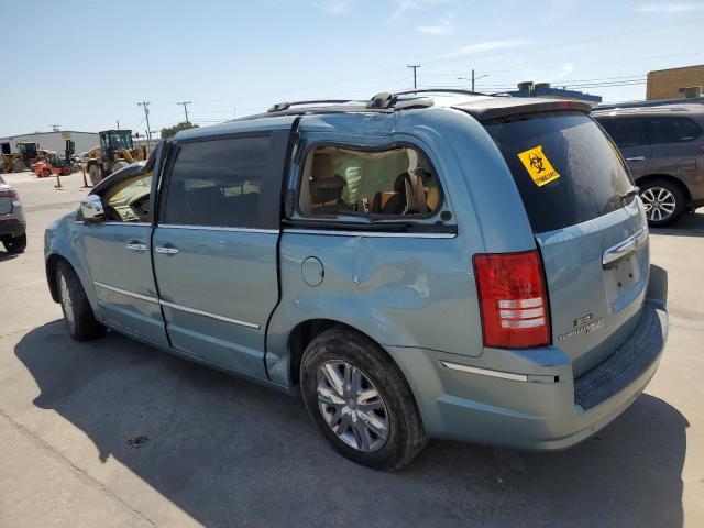 2A8HR64X18R689849 - 2008 CHRYSLER TOWN & COU LIMITED TURQUOISE photo 2