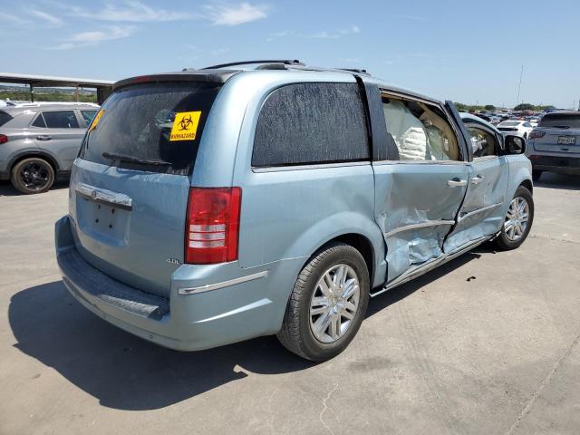 2A8HR64X18R689849 - 2008 CHRYSLER TOWN & COU LIMITED TURQUOISE photo 3