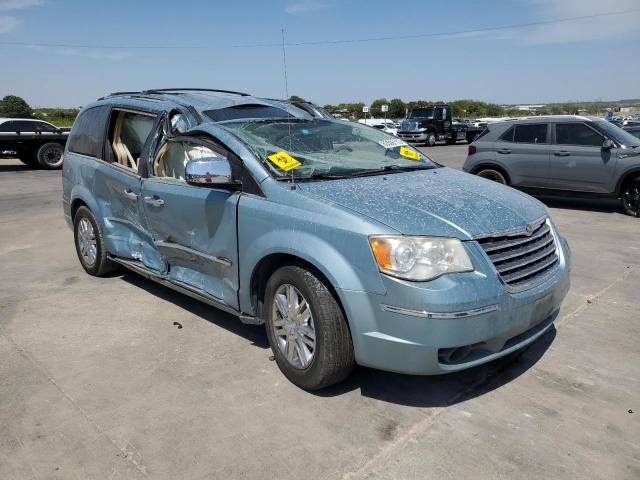 2A8HR64X18R689849 - 2008 CHRYSLER TOWN & COU LIMITED TURQUOISE photo 4