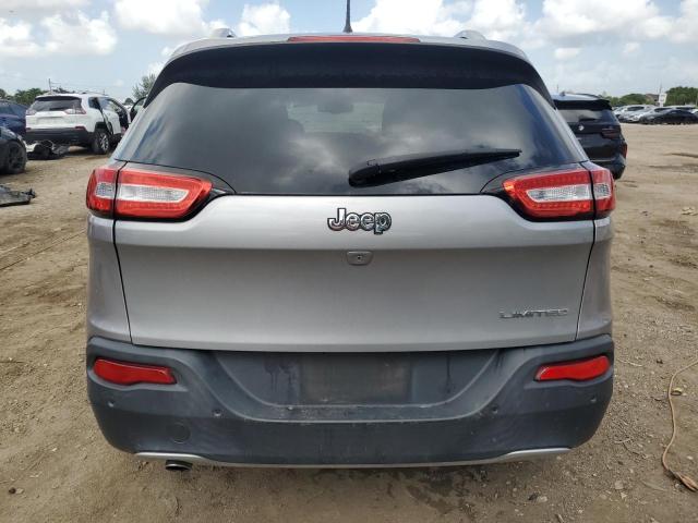 1C4PJLDB1GW362855 - 2016 JEEP CHEROKEE LIMITED SILVER photo 6