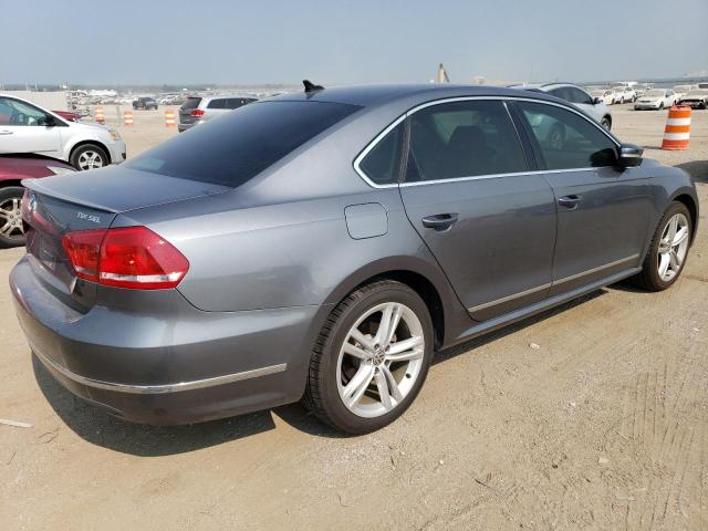 1VWCN7A33DC093128 - 2013 VOLKSWAGEN PASSAT SEL GRAY photo 3