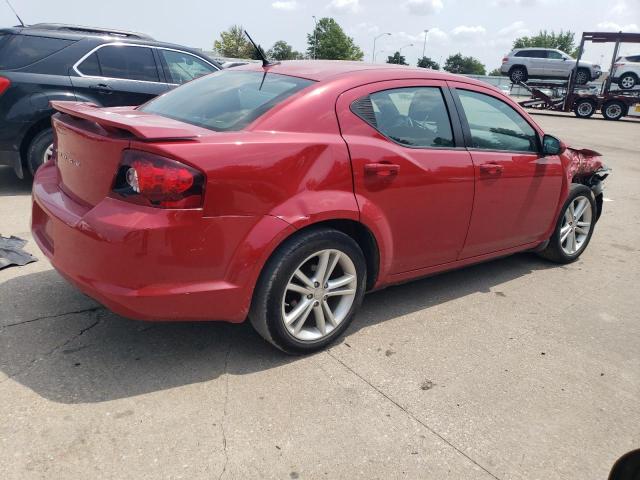 1C3CDZEG0CN165716 - 2012 DODGE AVENGER SXT RED photo 3