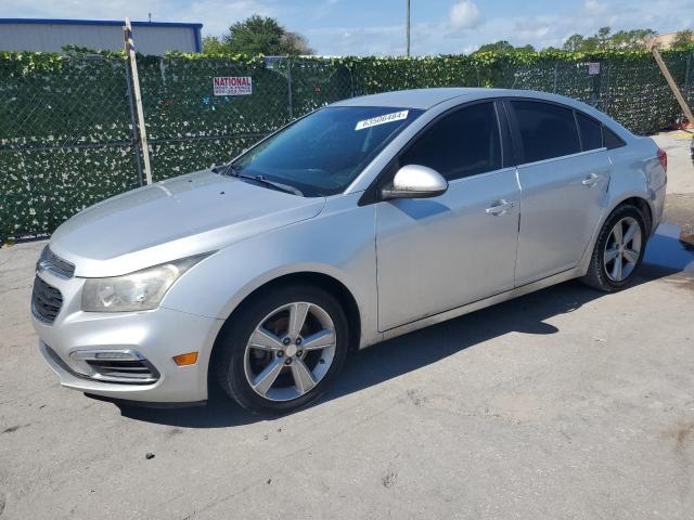 1G1PE5SB7F7205982 - 2015 CHEVROLET CRUZE LT SILVER photo 1