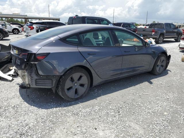 5YJ3E1EA3PF646344 - 2023 TESLA MODEL 3 GRAY photo 3