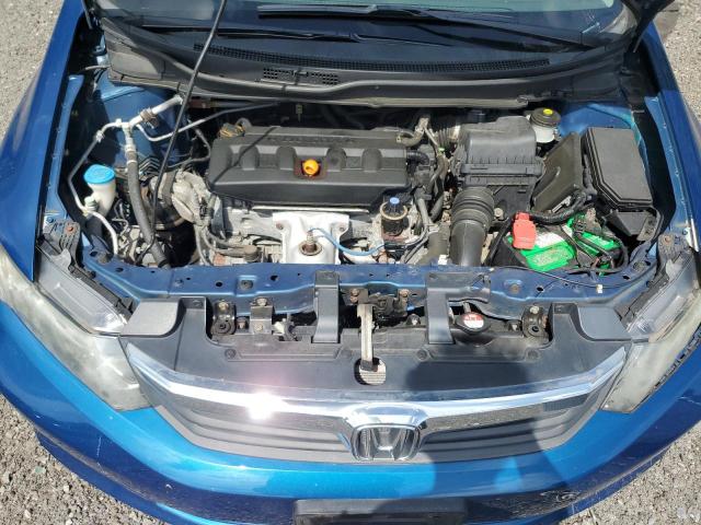 19XFB2F56CE314573 - 2012 HONDA CIVIC LX BLUE photo 11
