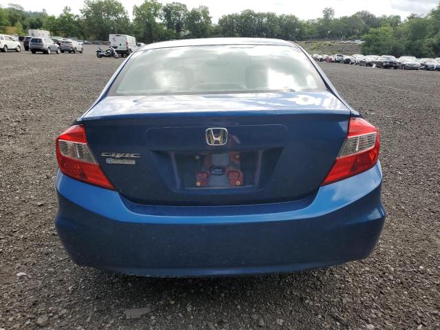 19XFB2F56CE314573 - 2012 HONDA CIVIC LX BLUE photo 6