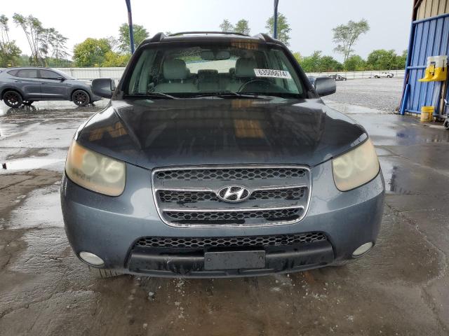 5NMSH13E27H007282 - 2007 HYUNDAI SANTA FE SE BLUE photo 5